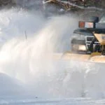 Snow plowing